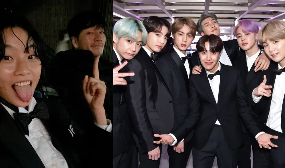 Jung Ho Yeon y Park Hae Soo se declaran fans de BTS en entrevista con Variety. Foto: composición La República/Instagram