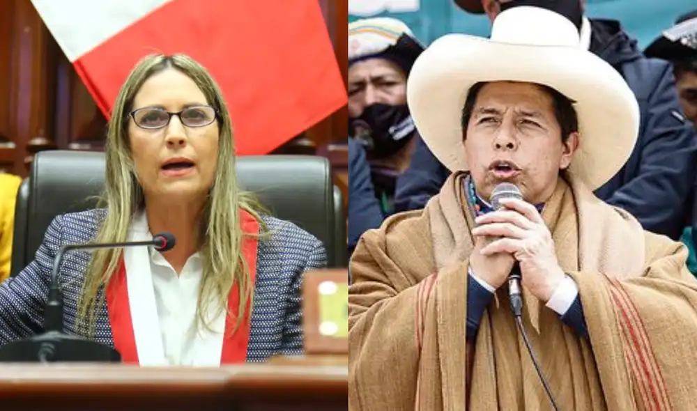 Presidenta del Congreso notificó al presidente Pedro Castillo sobre la presentación de la moción de vacancia presidencial.