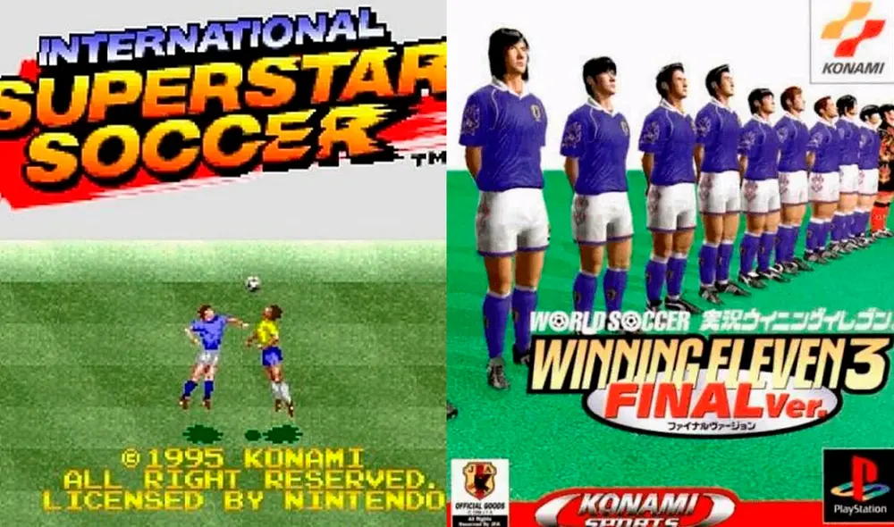 International Superstar Soccer fue creado por la compañía japonesa Konami. Foto: composición Konami