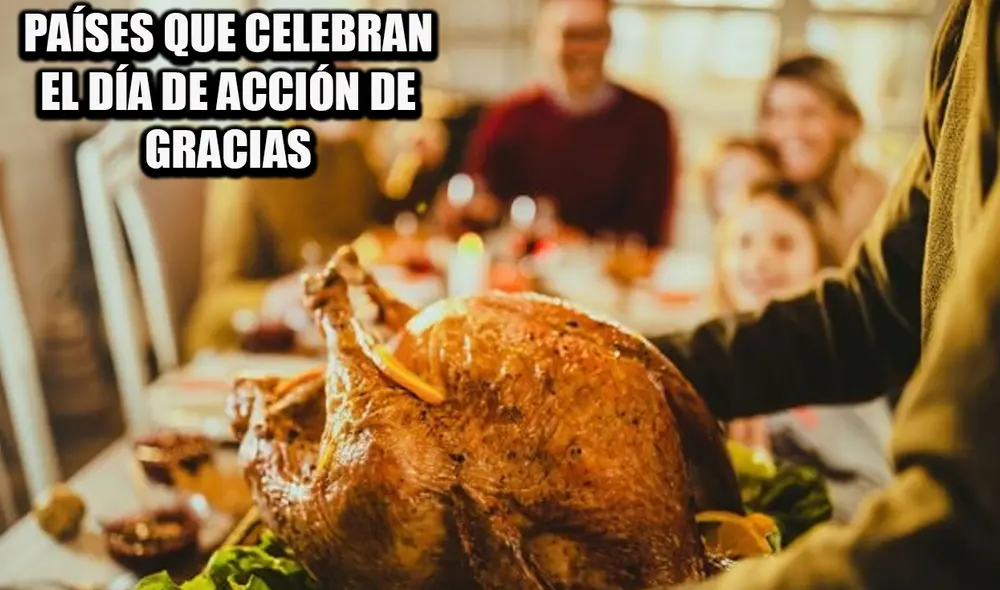 El Día de Acción de Gracias tiene como platillo principal el pavo relleno al horno. Foto: composición/OkDiario