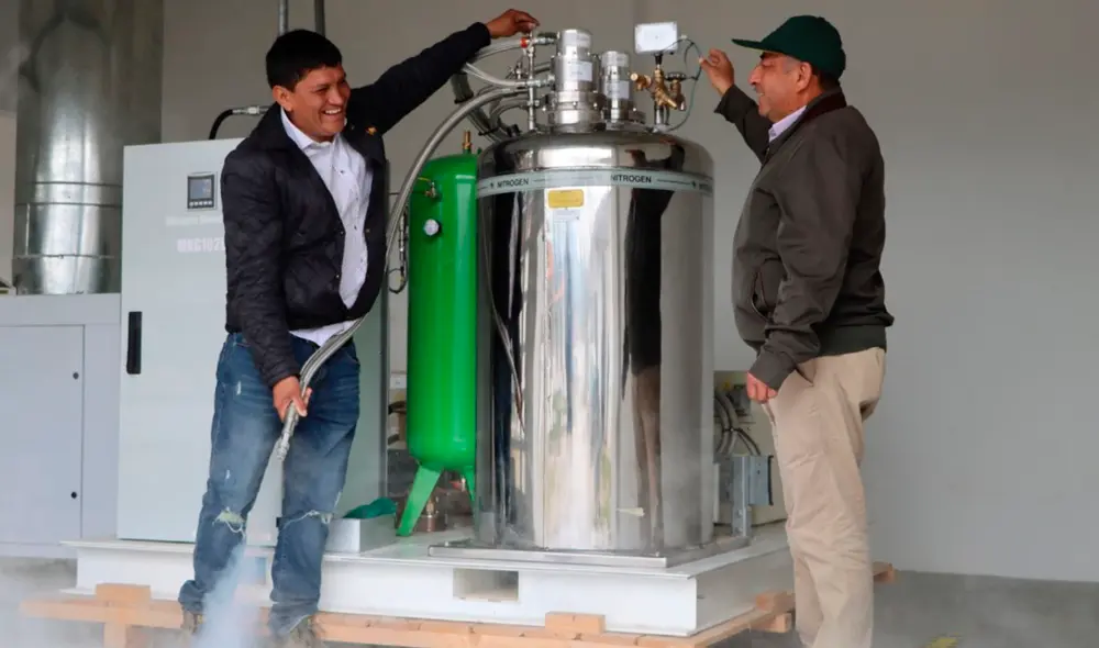 La planta procesadora suministrará con nitrógeno líquido a todas las áreas del centro genético. Foto: DRAC La planta procesadora suministrará con nitrógeno líquido a todas las áreas del centro genético. Foto: DRAC