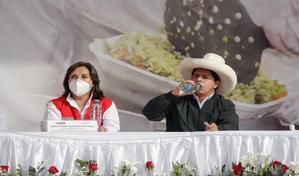 Pedro Castillo enfrenta actualmente una moción de vacancia presidencial. Foto: Antonio Melgarejo/La República