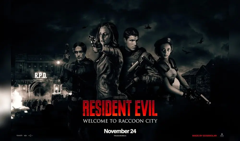 Resident evil: welcome to Raccon City junta la historia de los dos primeros videojuegos. Foto: Sony Pictures