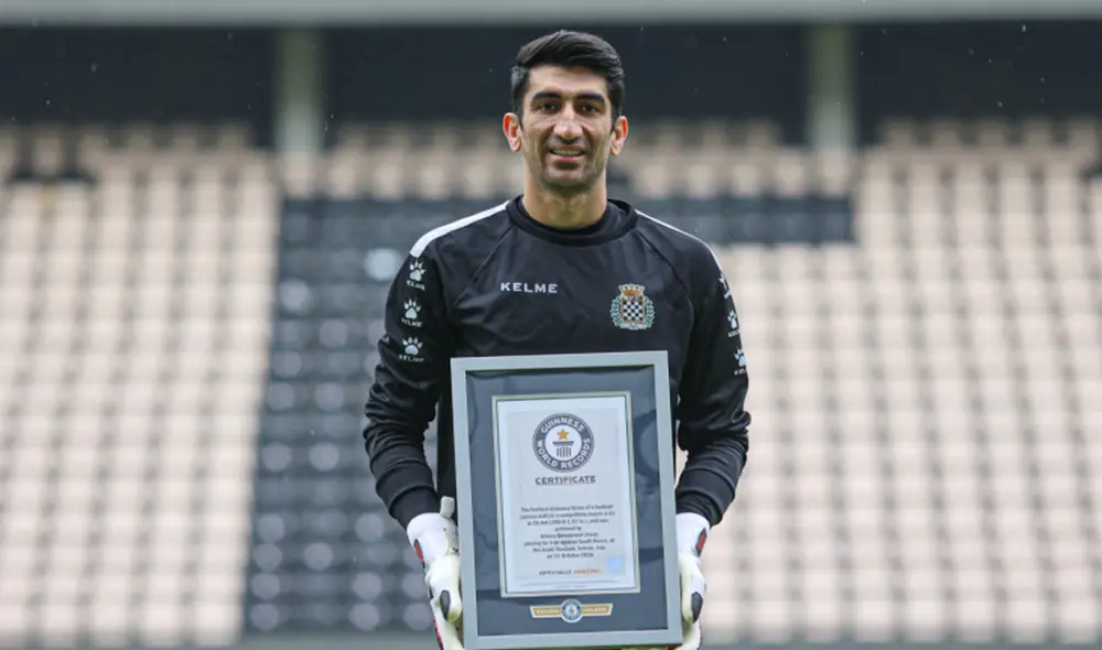 Alireza Beiranvand juega en el Boavista de Portugal. Foto: Boavista FC