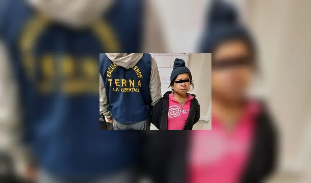 La Policía informó que la mujer es una conocida comercializadora de drogas. Foto: PNP