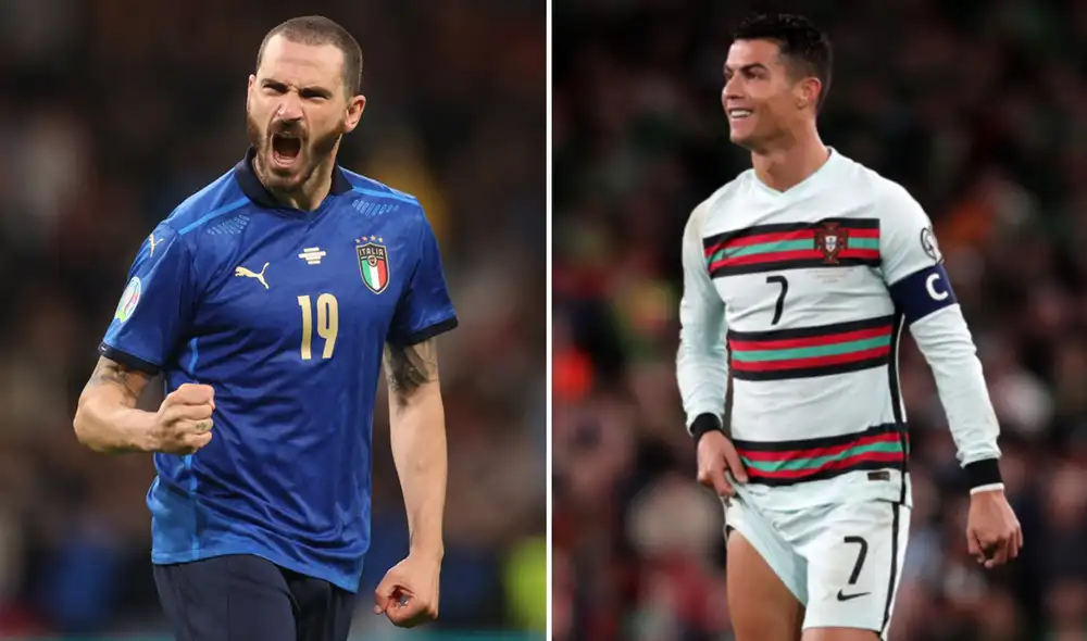 Si Italia clasifica a Qatar 2022, Portugal no estará y viceversa. Foto: composición EFE/AFP Si Italia clasifica a Qatar 2022, Portugal no estará y viceversa. Foto: composición EFE/AFP