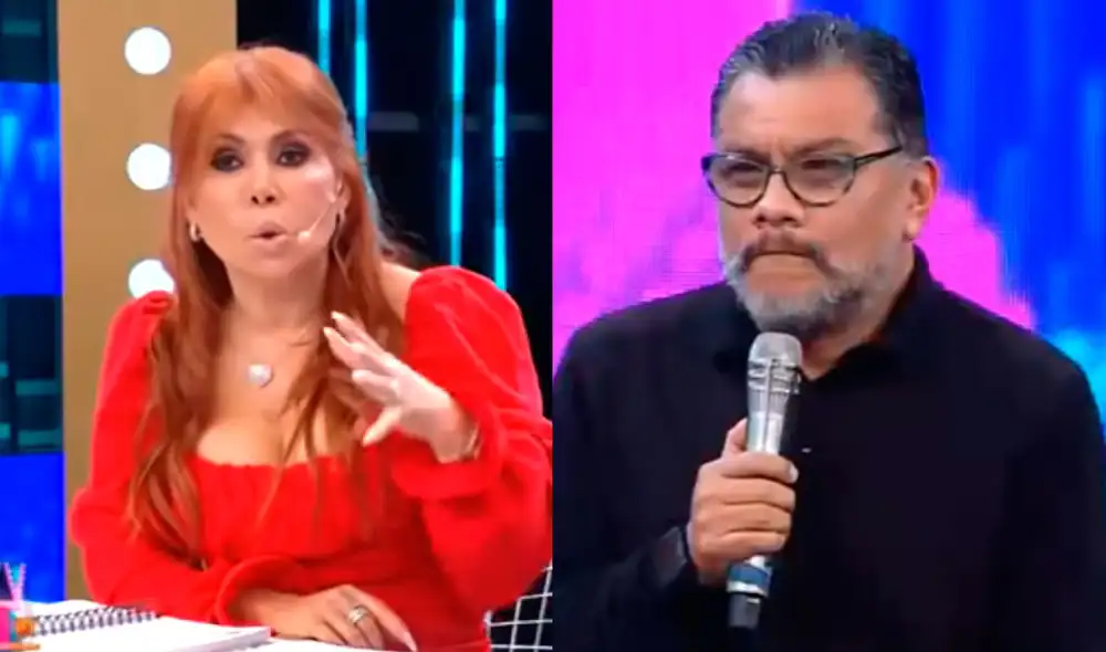 Magaly Medina arremetió contra Giuliana Rengifo por grave acusación  a Tomás Angulo y luego retractarse. Foto: Captura ATV.