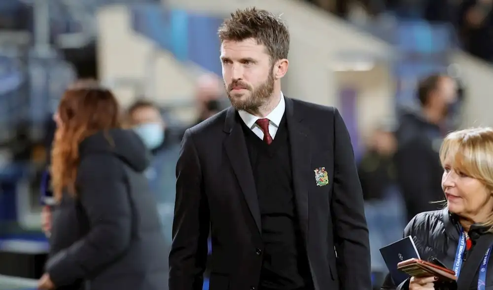 Michael Carrick asumió la dirección técnica del cuadro inglés con la salida del Ole Gunnar Solksjaer. Foto: EFE Michael Carrick asumió la dirección técnica del cuadro inglés con la salida del Ole Gunnar Solksjaer. Foto: EFE