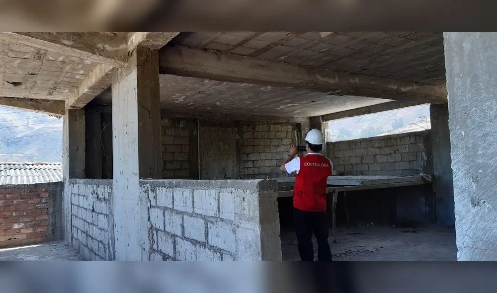 Aulas en Lucma tienen riesgo de colapso muy alto. Foto: CGR Aulas en Lucma tienen riesgo de colapso muy alto. Foto: CGR