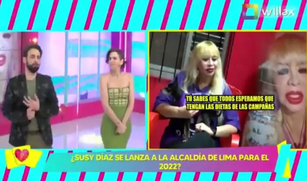 Rodrigo González bromea al hablar sobre las próximas elecciones municipales. Foto: captura de Willax