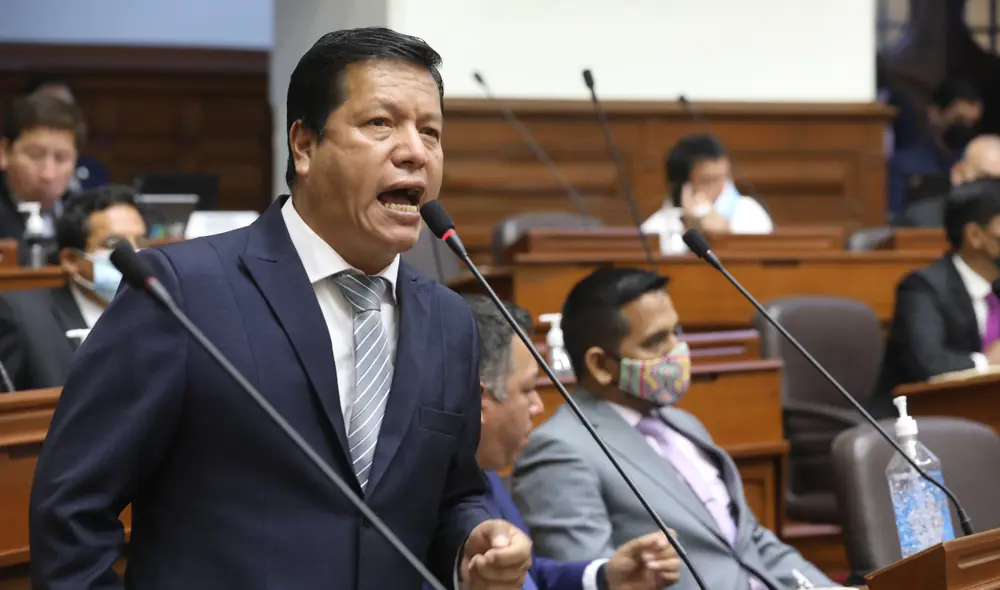 Germán Tacuri representa a la región de Ayacucho en el Congreso de la República. Foto: Parlamento