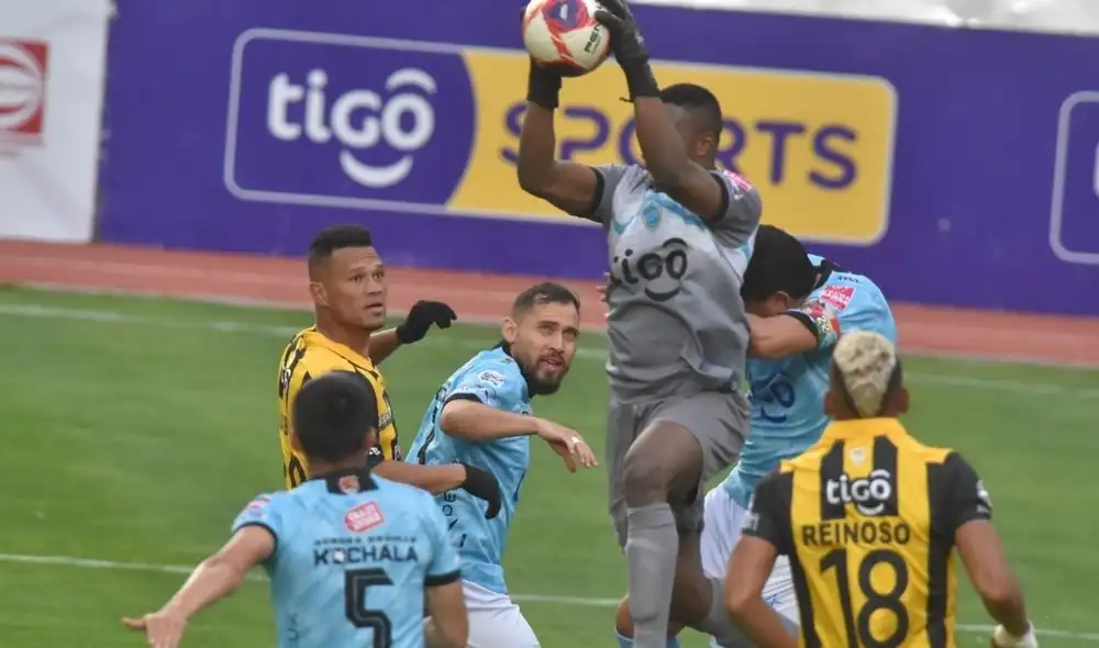 The Strongest vence 1-0 al Aurora. Foto: Tigo Sports. The Strongest vence 1-0 al Aurora. Foto: Tigo Sports.