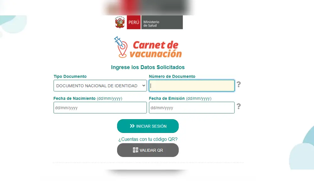 El carnet de vacunación virtual se puede descargar a través de Google Play Store. Foto: captura Minsa