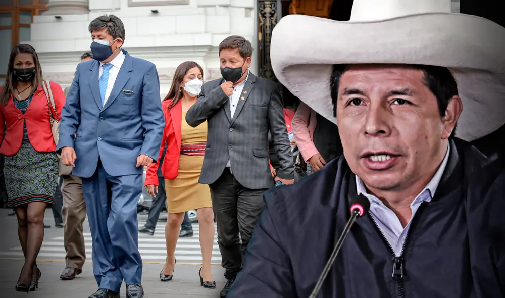 Facción cerronista, liderada por Waldemar Cerrón, no cierra filas a la moción de vacancia contra Pedro Castillo. Foto: composición de Fabrizio Oviedo/La República