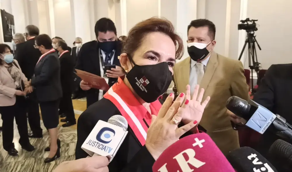 "No es un tema en el que tenga que pronunciarse el Poder Judicial porque es un tema estrictamente político”, manifestó Elvia Barrios. Foto: Joel Robles / URPI-LR