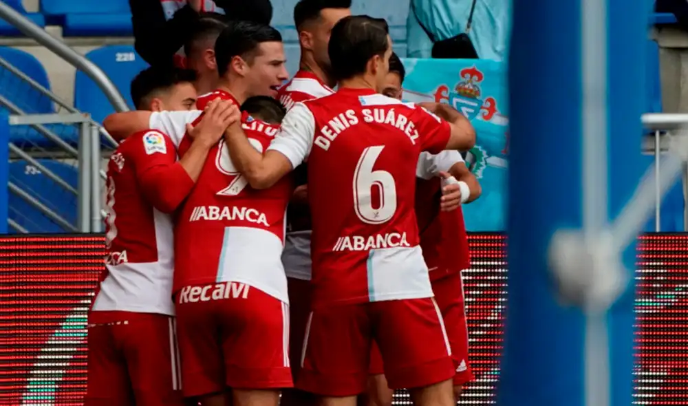 Celta de Vigo venció a Alavés con goles de Santi Mina y Iago Aspas. Foto: EFE