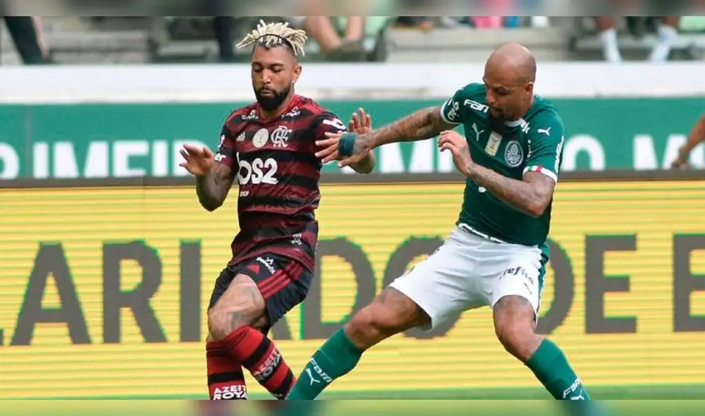Palmeiras vs. Flamengo jugarán la segunda final consecutiva entre clubes brasileños. Foto: AFP