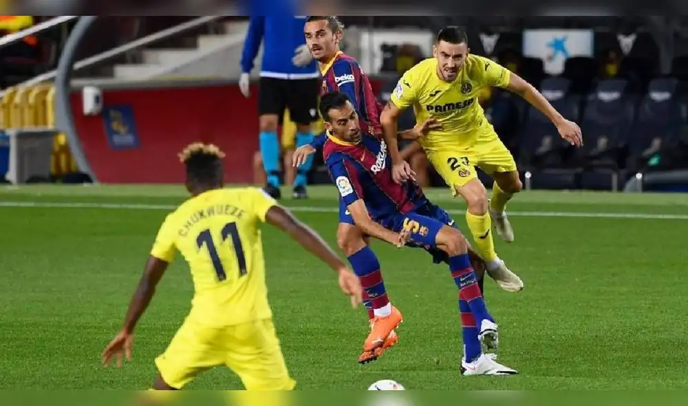El Barcelona vs. Villarreal se jugará desde las 3.00 p. m. (hora peruana). Foto: EFE El Barcelona vs. Villarreal se jugará desde las 3.00 p. m. (hora peruana). Foto: EFE