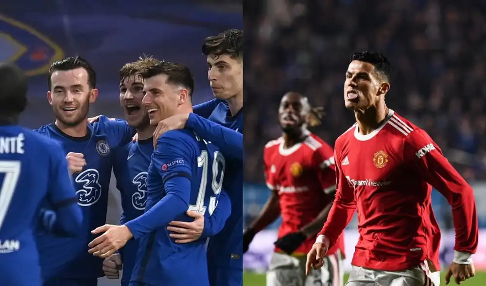 Chelsea vs. Manchester United jugarán por la fecha 13 de la Premier League. Foto: composición LR/AFP