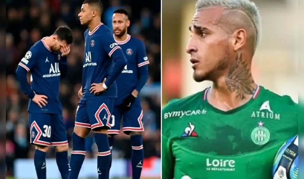 PSG vs. Saint-Etienne: Miguel Trauco sería titular en el partido ante el tridente MNSM. Foto: Composición LR