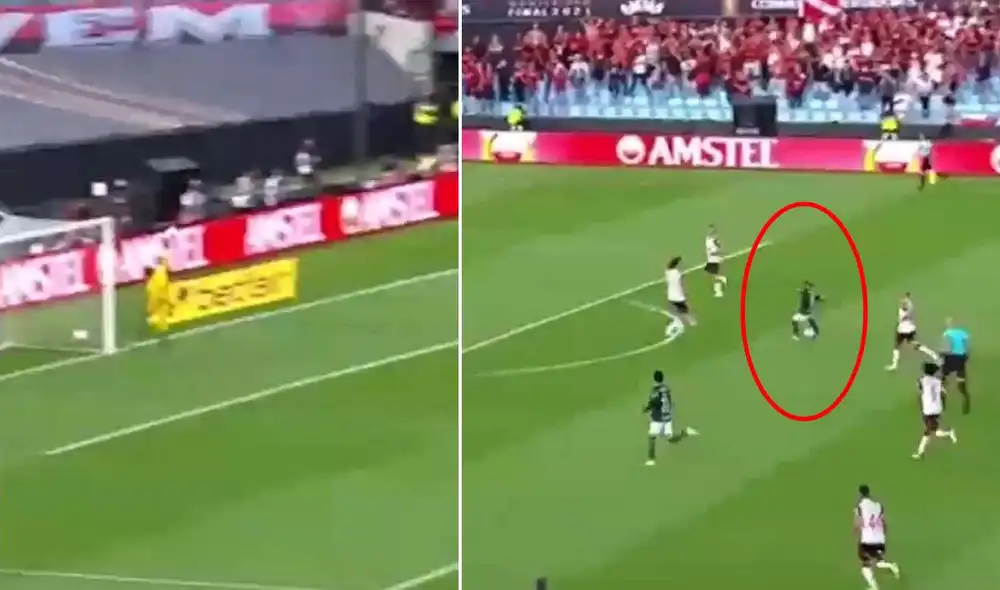 Palmeiras y Flamengo juegan la final de la Libertadores en el Estadio Centenario. Foto: captura video ESPN