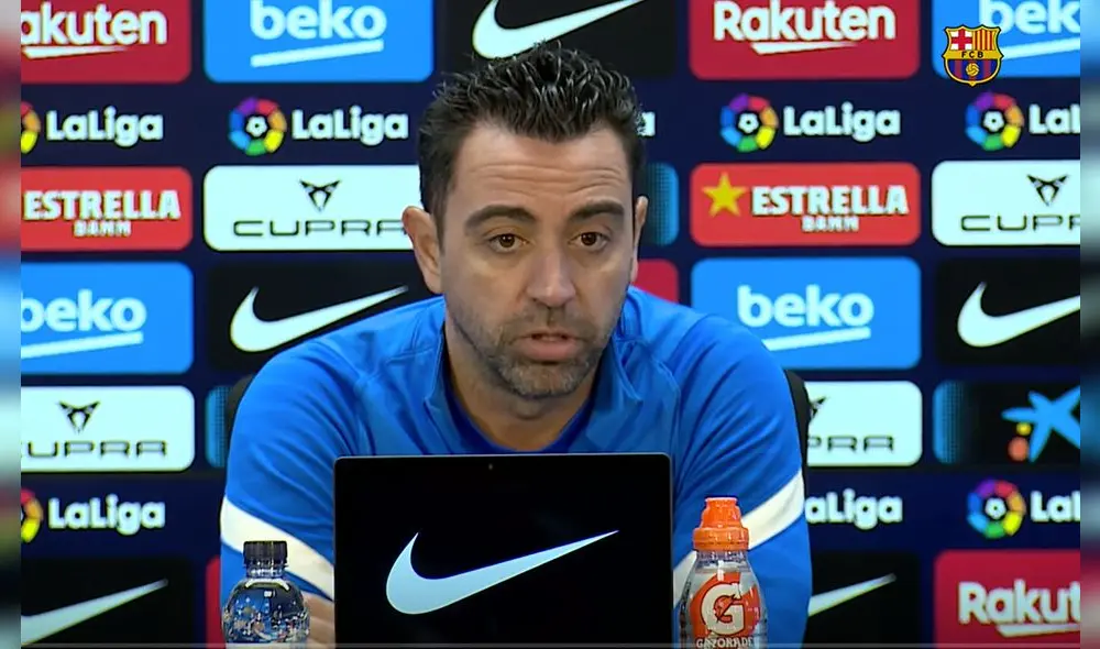 Xavi jugó 17 temporadas en el Barcelona y permaneció como jugador blaugrana hasta el 2015. Foto: captura Twitter FC Barcelona