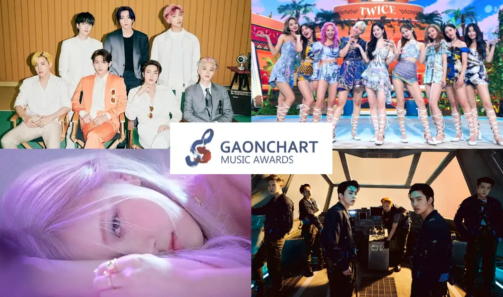 Más nominados a los premios de Gaon serán revelados después de noviembre. Foto: composición La República / Gaon / Hybe / YG / SM / JYP