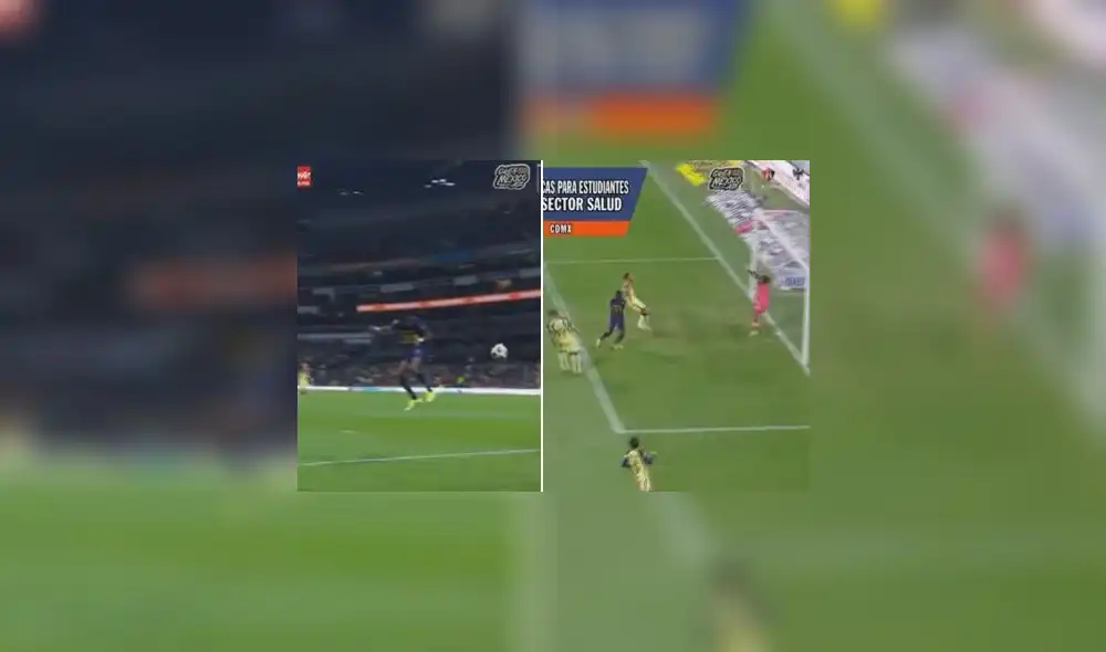 América vs. Pumas: Washington Corozo anotó el 2-1 por los cuartos de final de la Liga MX. Foto: Captura TUDN