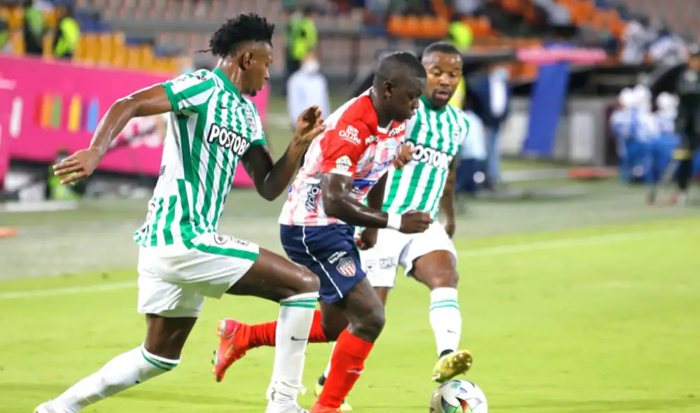 Pabón (Nacional) y Cetré (Junior) anotaron para sus respectivos equipos. Foto: Toque Sports Pabón (Nacional) y Cetré (Junior) anotaron para sus respectivos equipos. Foto: Toque Sports