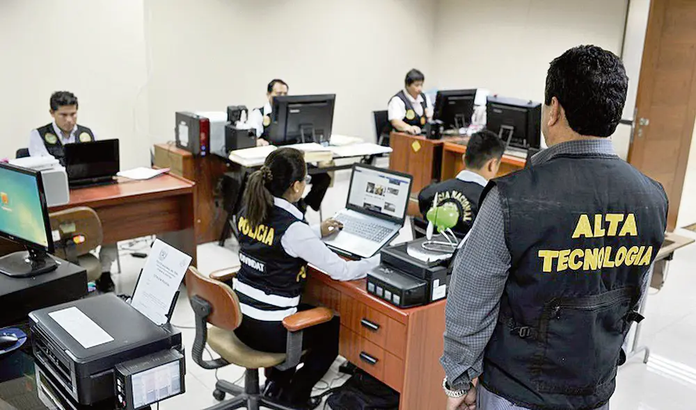 Divindat. Esta unidad policial tiene registradas casi 12 mil denuncias de delitos informáticos hasta setiembre. Foto: difusión Divindat. Esta unidad policial tiene registradas casi 12 mil denuncias de delitos informáticos hasta setiembre. Foto: difusión