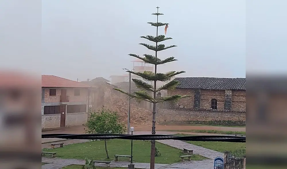 Vista del la iglesia La Jalca. Foto: Twitter Thiago Q. Pizarro Vista del la iglesia La Jalca. Foto: Twitter Thiago Q. Pizarro