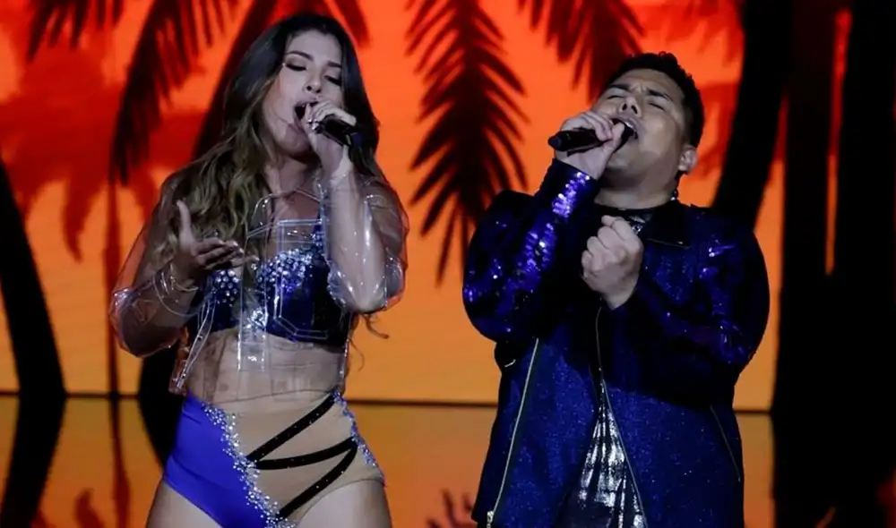 Los artistas se enfrentaron en un duelo de canto en la tercera gala de El artista del año. Foto: El gran show/Instagram Los artistas se enfrentaron en un duelo de canto en la tercera gala de El artista del año. Foto: El gran show/Instagram