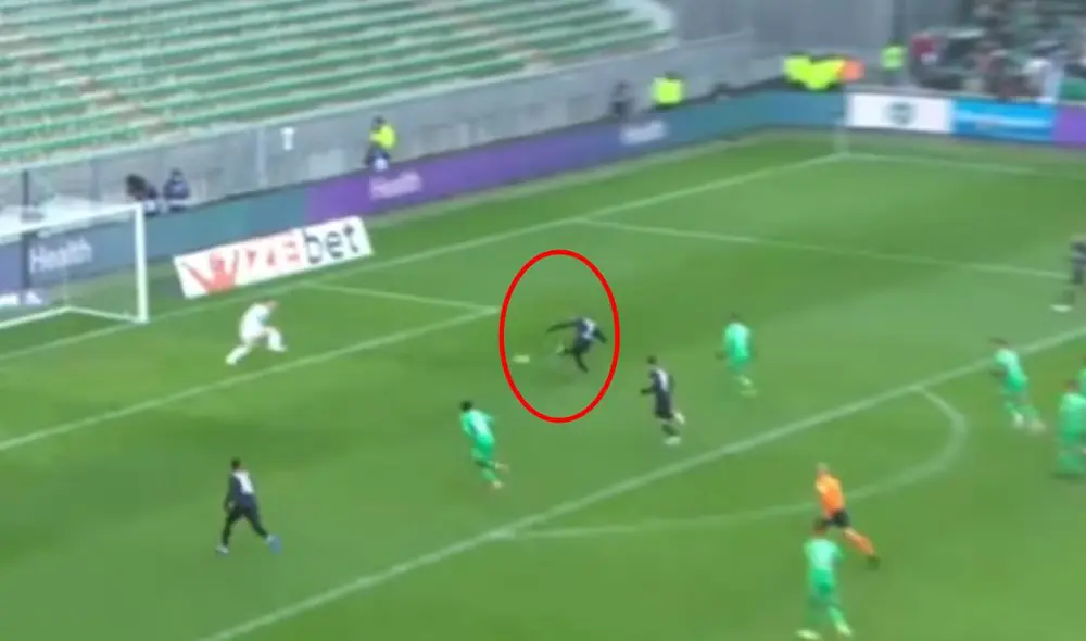 Mbappé es uno de los goleadores de la Ligue 1. Casi anota su gol en el partido. Foto: captura video ESPN