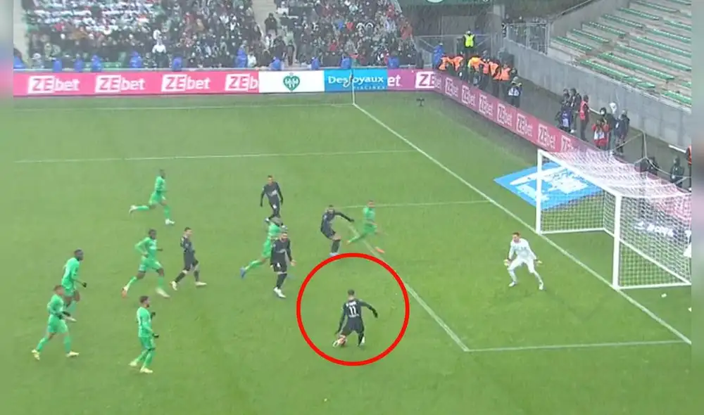 Lionel Messi brindó las dos asistencias de los goles del PSG. Foto: captura ESPN Lionel Messi brindó las dos asistencias de los goles del PSG. Foto: captura ESPN