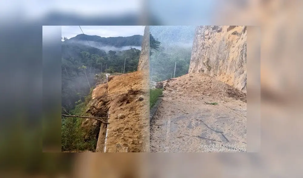 Epicentro del sismo se localizó en Amazonas. Foto: PNP de Carreteras