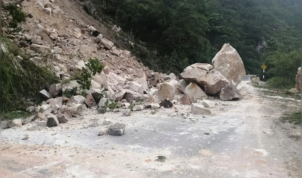 El MTC pidió a los viajeros a esta región tomar sus precauciones. Foto: Chachapoyas Noticias