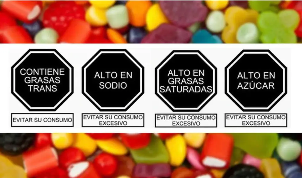 Los octógonos funcionan como un sistema de advertencia en alimentos procesados y bebidas azucaradas. Foto: Minsa