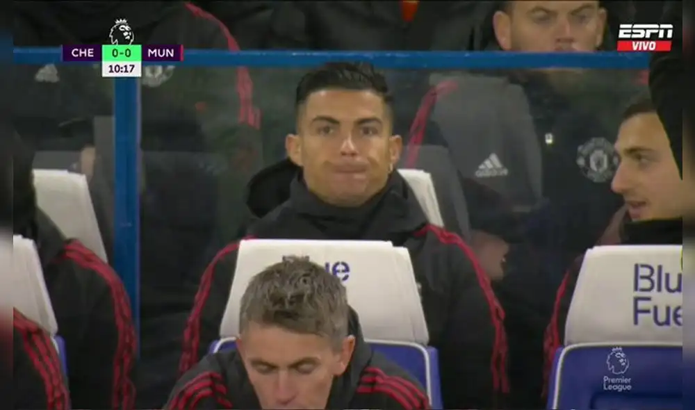 Cristiano Ronaldo es el goleador del Manchester United. Foto: captura ESPN