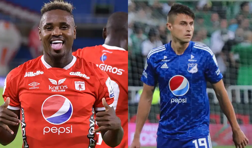 América de Cali y Millonarios juegan EN VIVO HOY por la Liga BetPlay 2021. Composición: GLR.