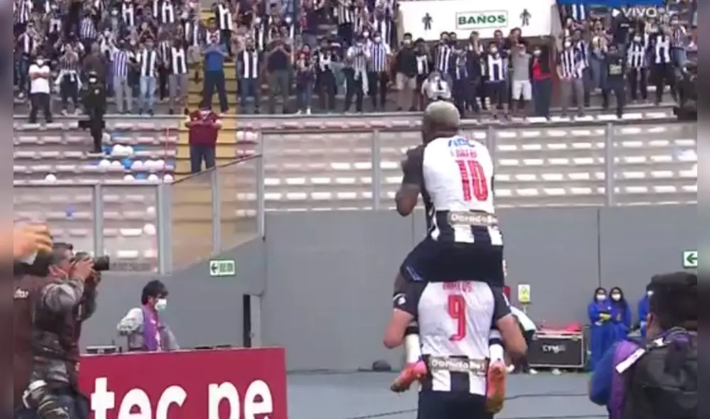 Hernán Barcos fue el goleador de Alianza Lima en la Liga 1 Betsson. Foto: captura Gol Perú