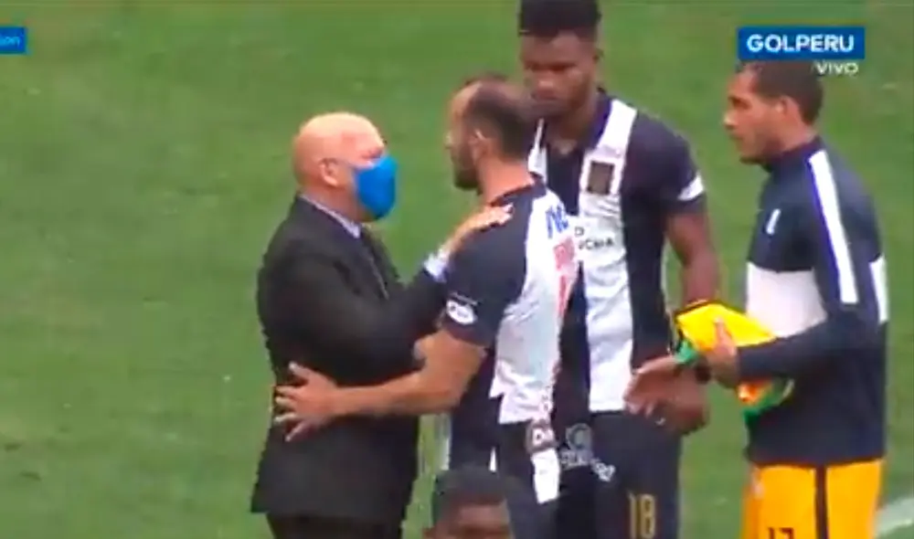 Mosquera felicitó a los íntimos. Fuente: Captura de GOLPERU