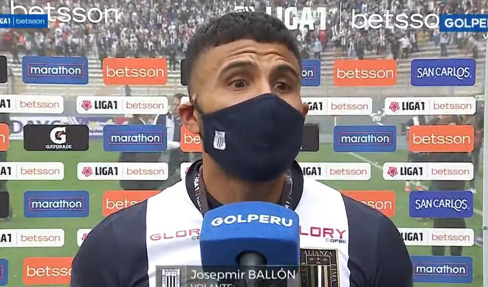 Josepmir Ballón fue capitán de Alianza Lima en el 2021. Foto: captura video Gol Perú