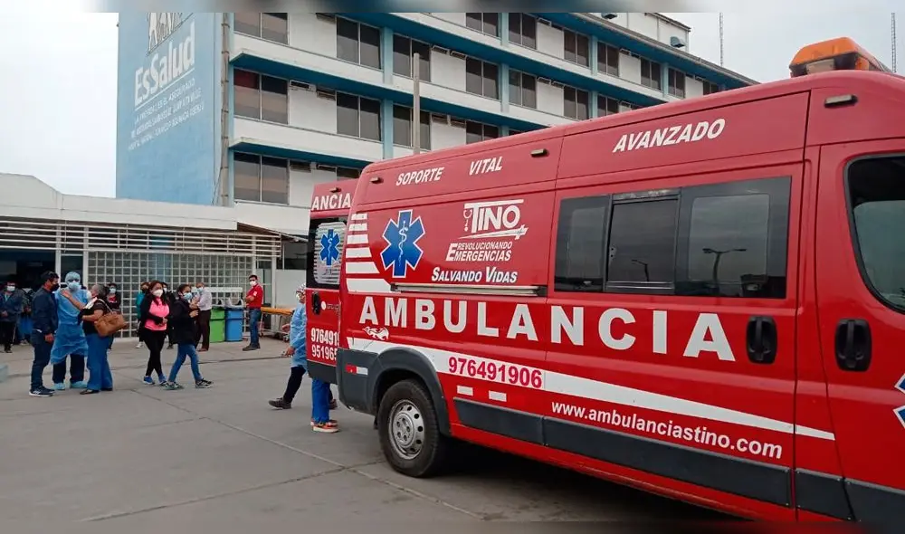 Paciente llegó procedente de Jaén al hospital Almanzor Aguinaga. Foto: EsSalud. Paciente llegó procedente de Jaén al hospital Almanzor Aguinaga. Foto: EsSalud.