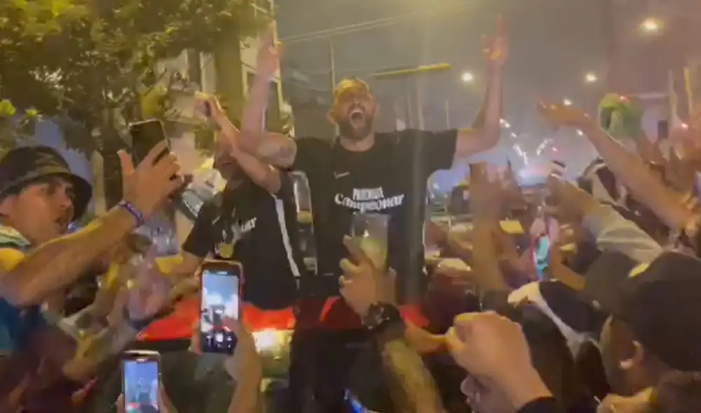 Hernán Barcos marcó el gol del título de Alianza Lima. Captura: difusión.