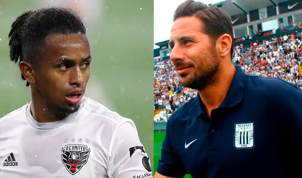 Yordy Reyna y Claudio Pizarro felices por el título de Alianza Lima. Fuente: composición/difusión/AFP