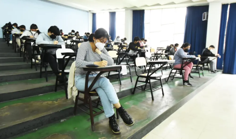 Estudiantes postularon en el Examen de Admisión 2022. Foto: UNMSM