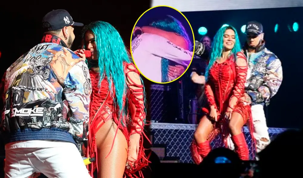 Karol G y Anuel AA terminaron su relación a inicios del 2021. Foto: capturas / Twitter