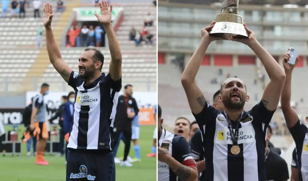 Hernán Barcos terminó el 2021 como goleador de Alianza Lima. Foto: Twitter Hernán Barcos