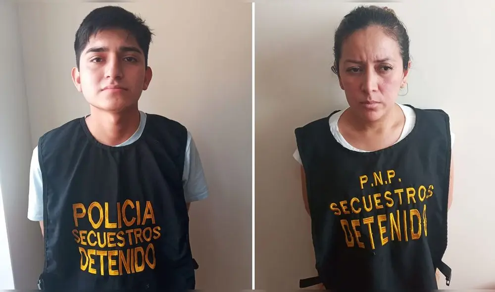 Patricia Bustamante y Jocksel Cruz fueron detenidos este domingo en su casa. Foto: PNP Patricia Bustamante y Jocksel Cruz fueron detenidos este domingo en su casa. Foto: PNP