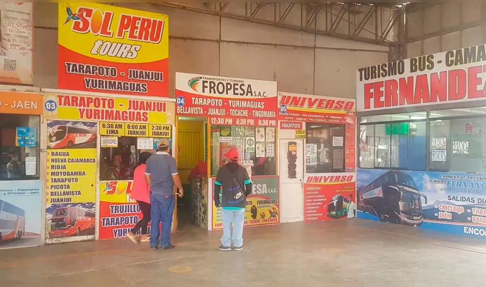 Terminal nororiente de la ciudad de Lambayeque. Foto: Rosa Quincho/URPI-LR